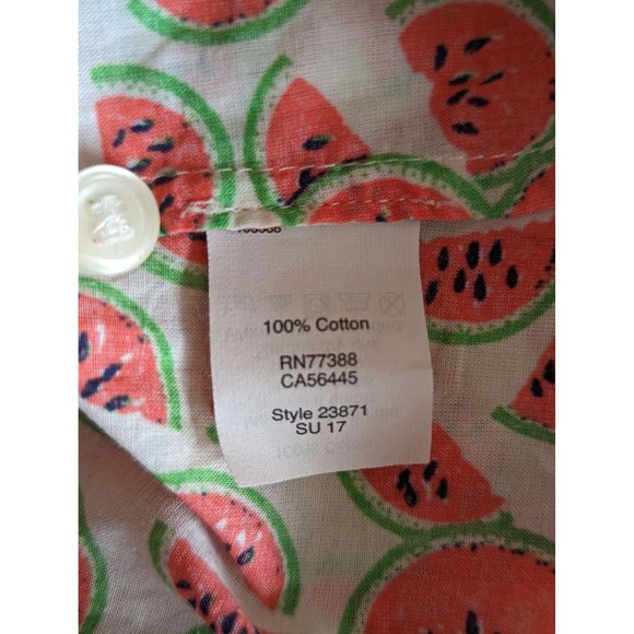 J Crew Factory Watermelon Blouse - Picture 5 of 6